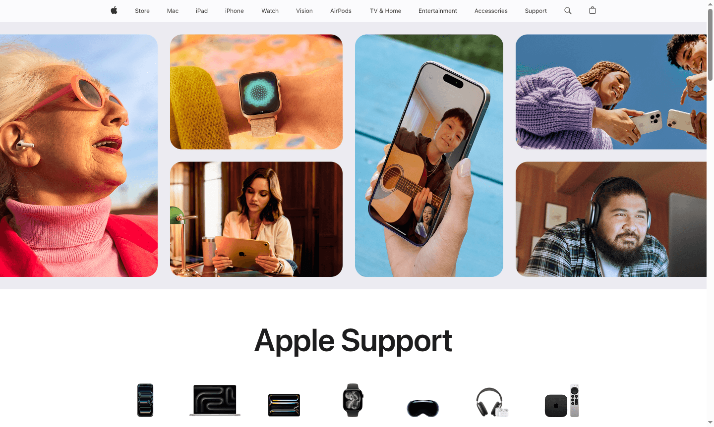 Apple Support service overview