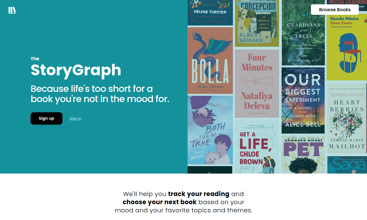 The StoryGraph thumbnail