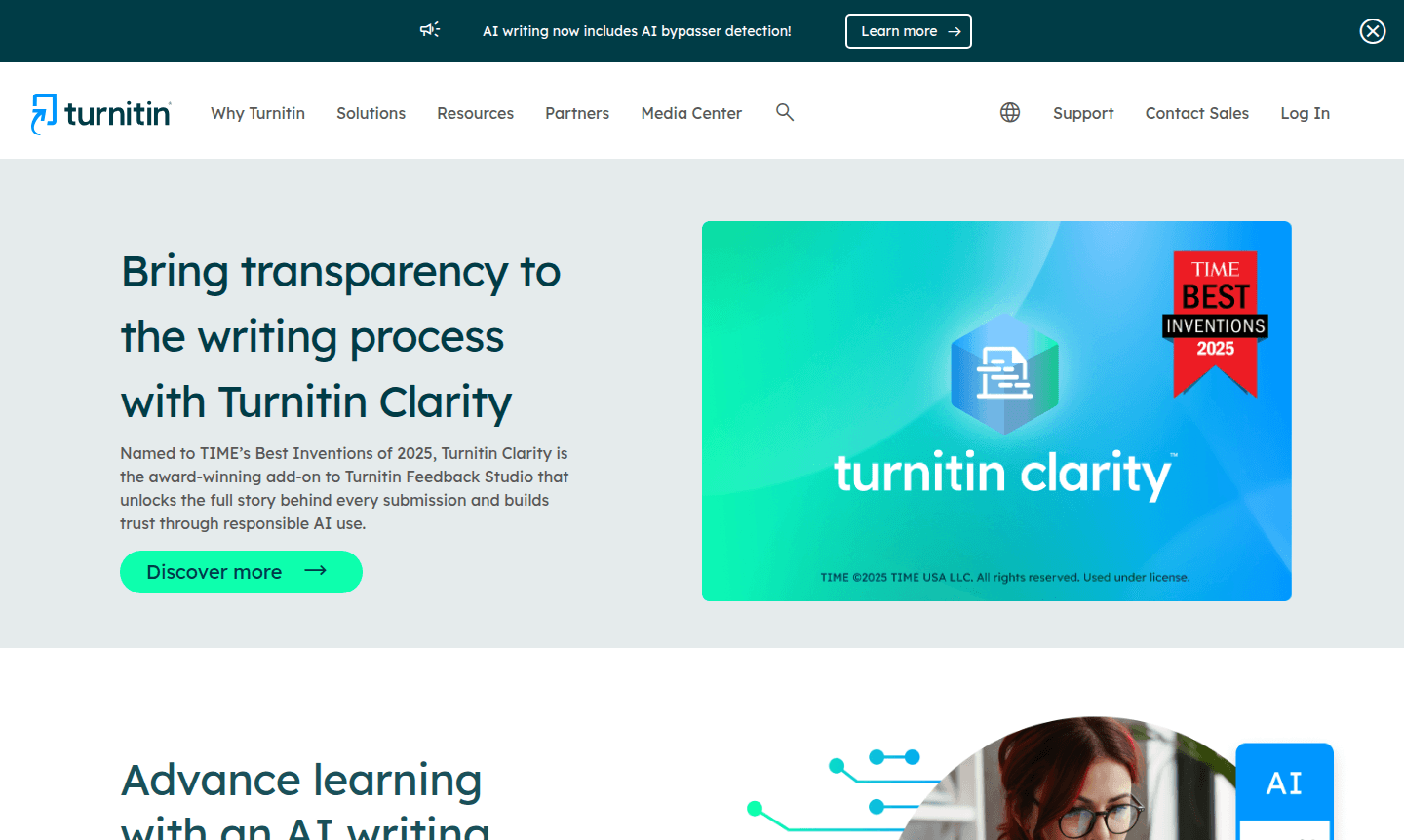 Turnitin tool interface