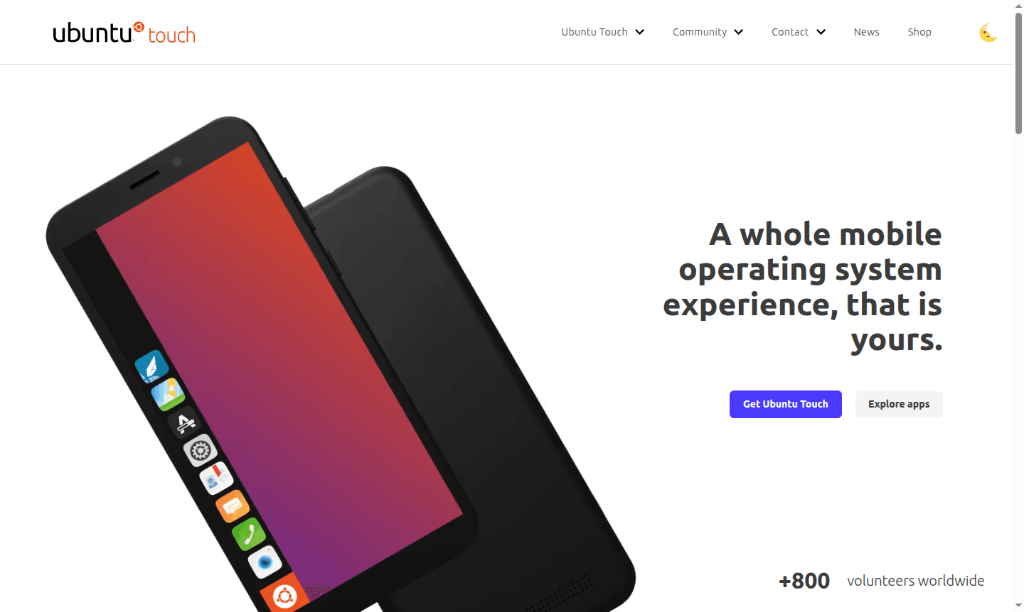 Ubuntu Touch interface