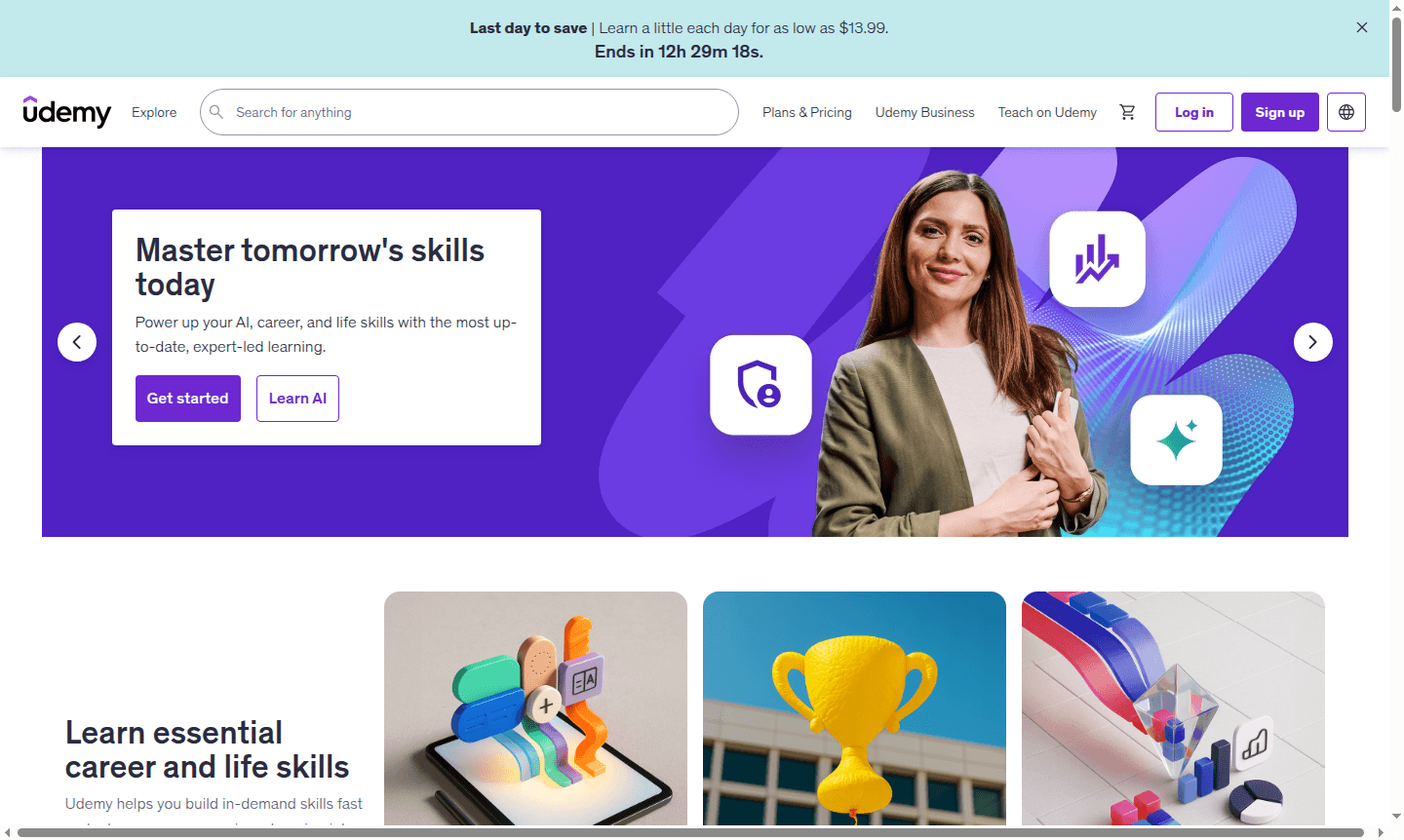 Udemy course platform thumbnail