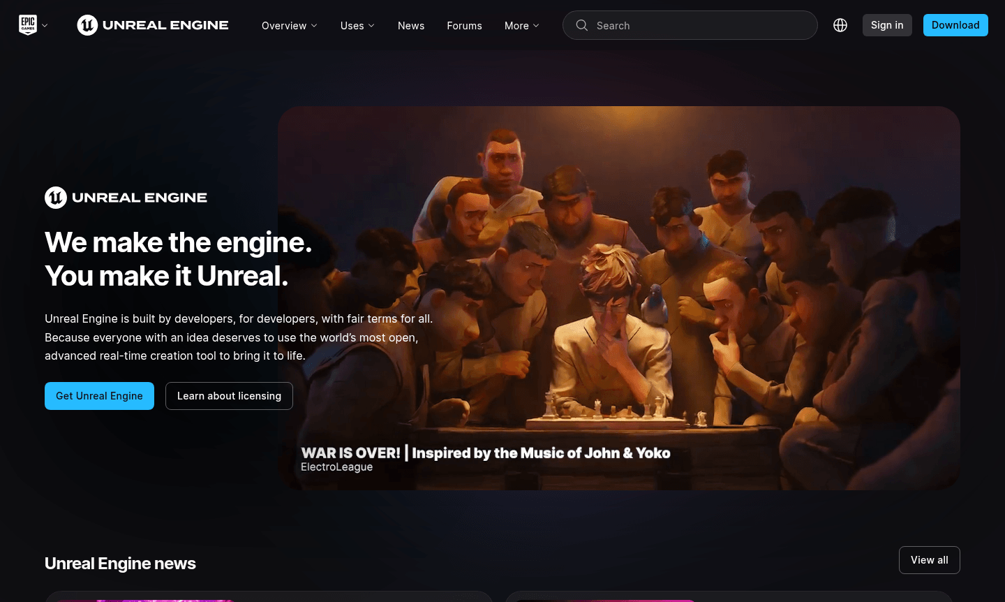 Unreal Engine thumbnail