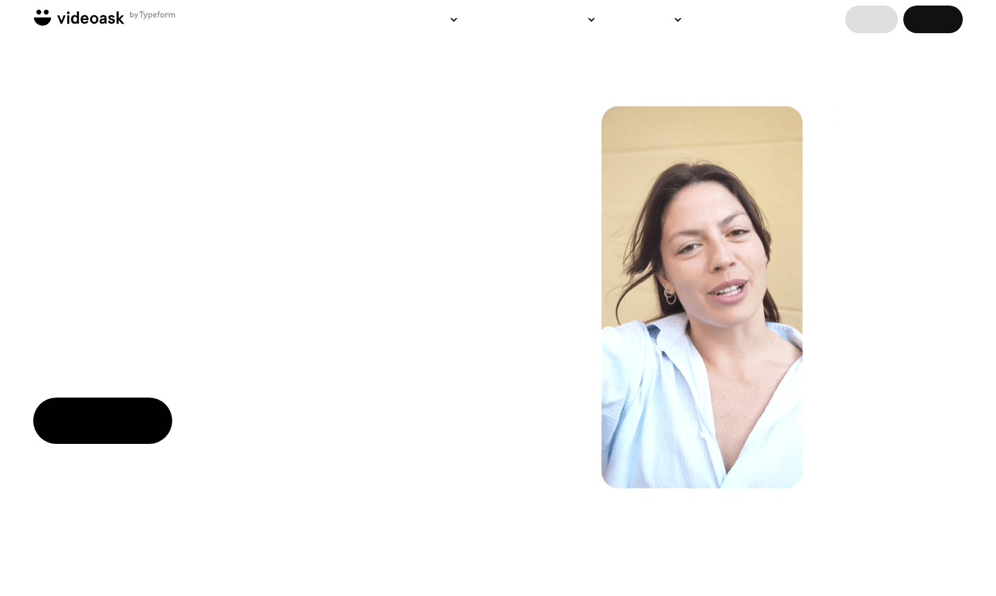 VideoAsk thumbnail image showing a preview of the interactive video interface and features