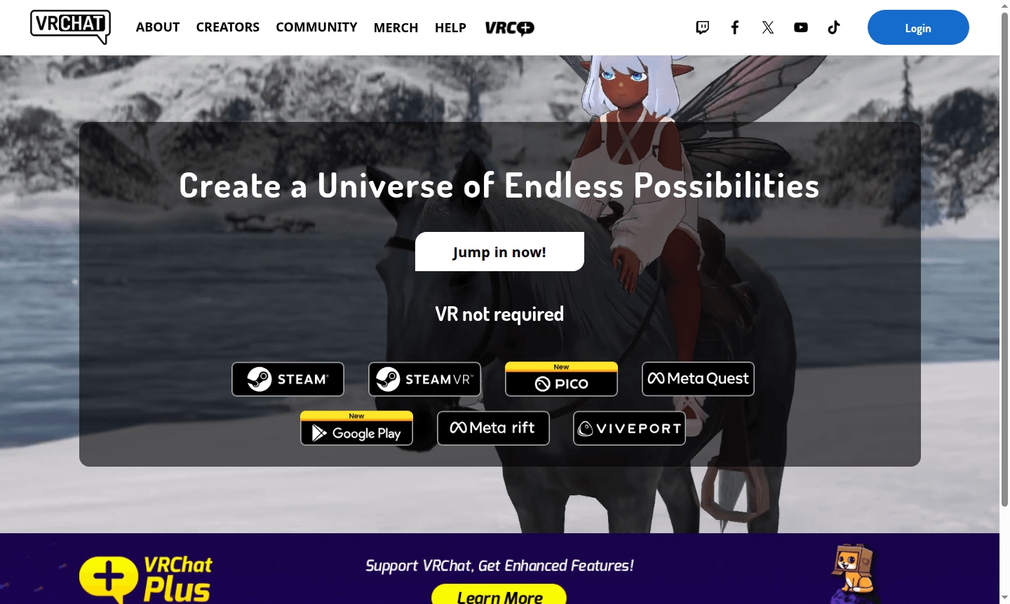 VRChat virtual world screenshot