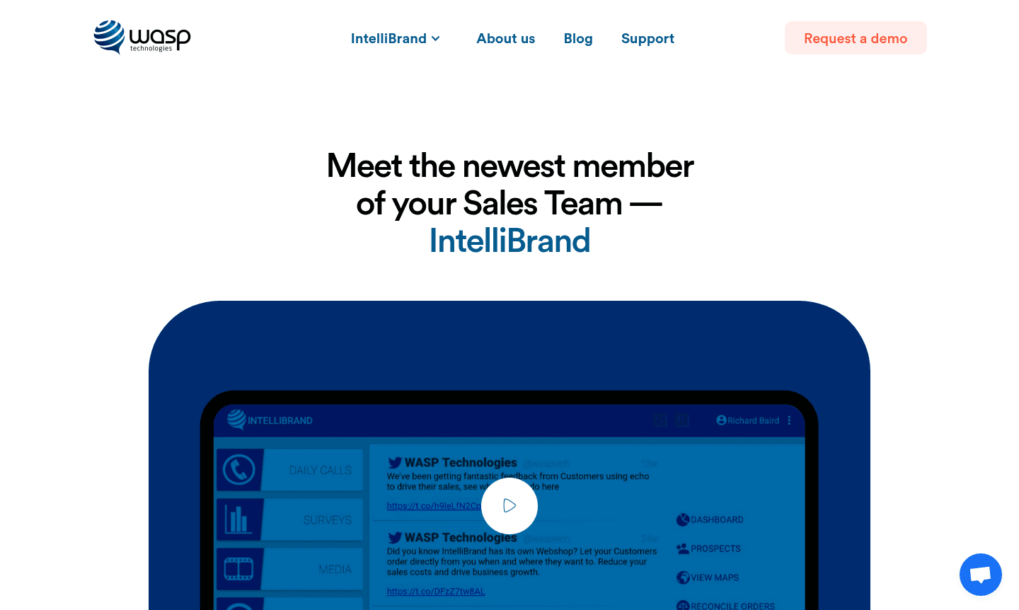 Overview image of IntelliBrand interface