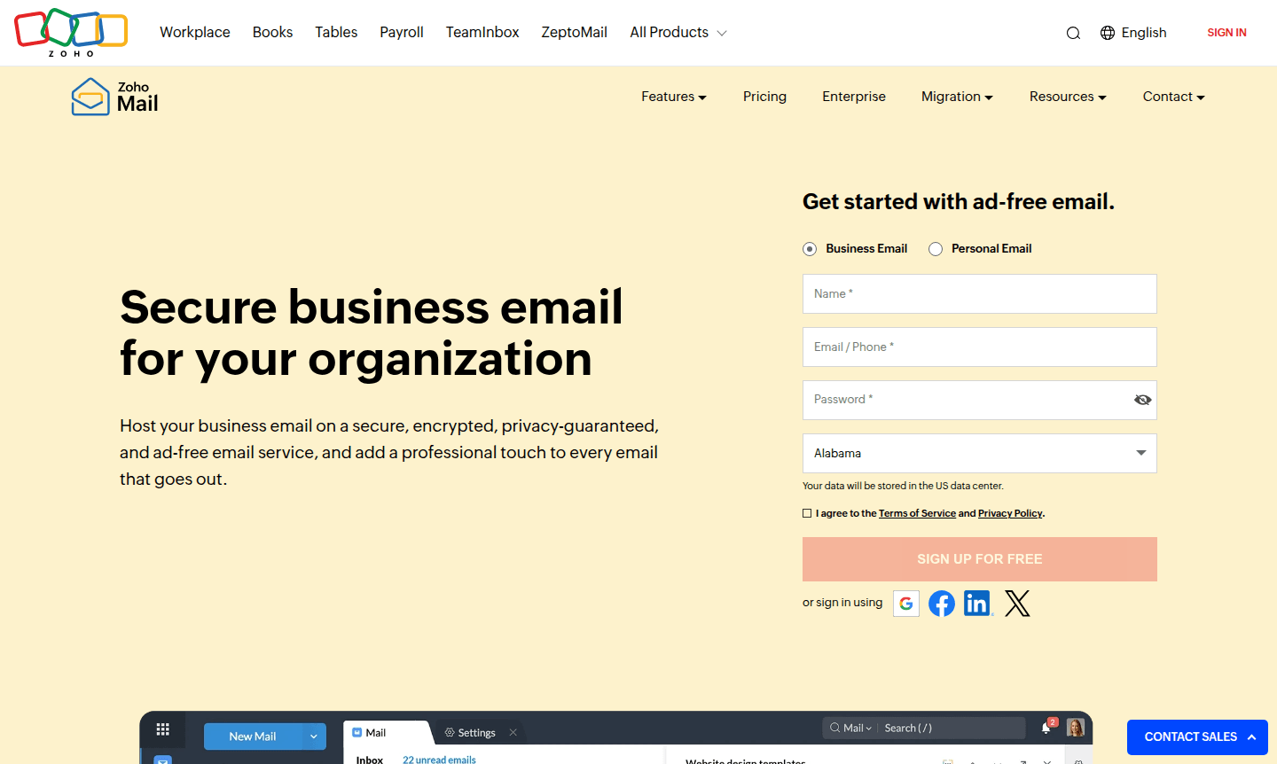 Zoho Mail thumbnail image