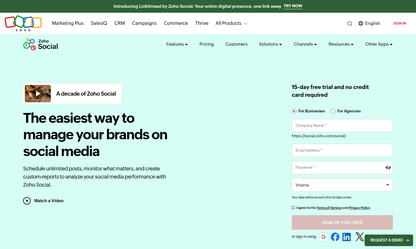 Zoho Social thumbnail