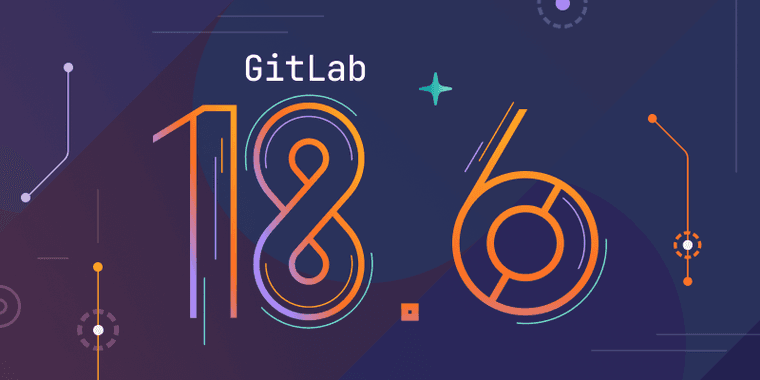 GitLab 18.6 interface showing redesigned UI with contextual panels and search functionality