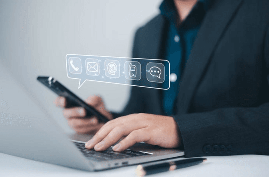 Modern cold email software dashboard showing campaign analytics and performance metrics