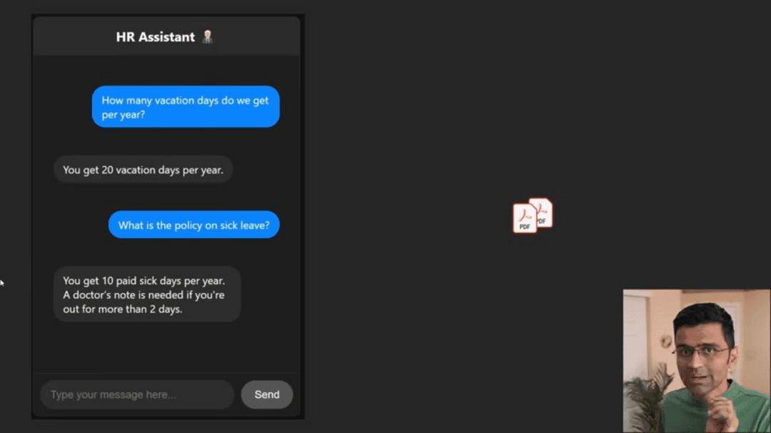 Agentic AI system showing autonomous decision-making and task execution flow