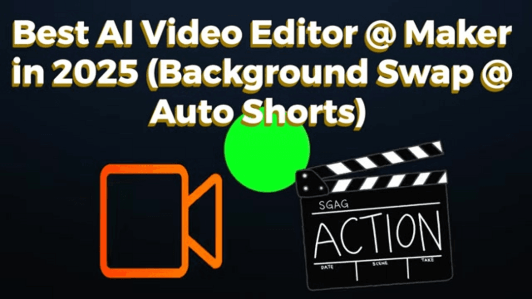 BIGVU AI Video Editor interface showing background swap and editing tools
