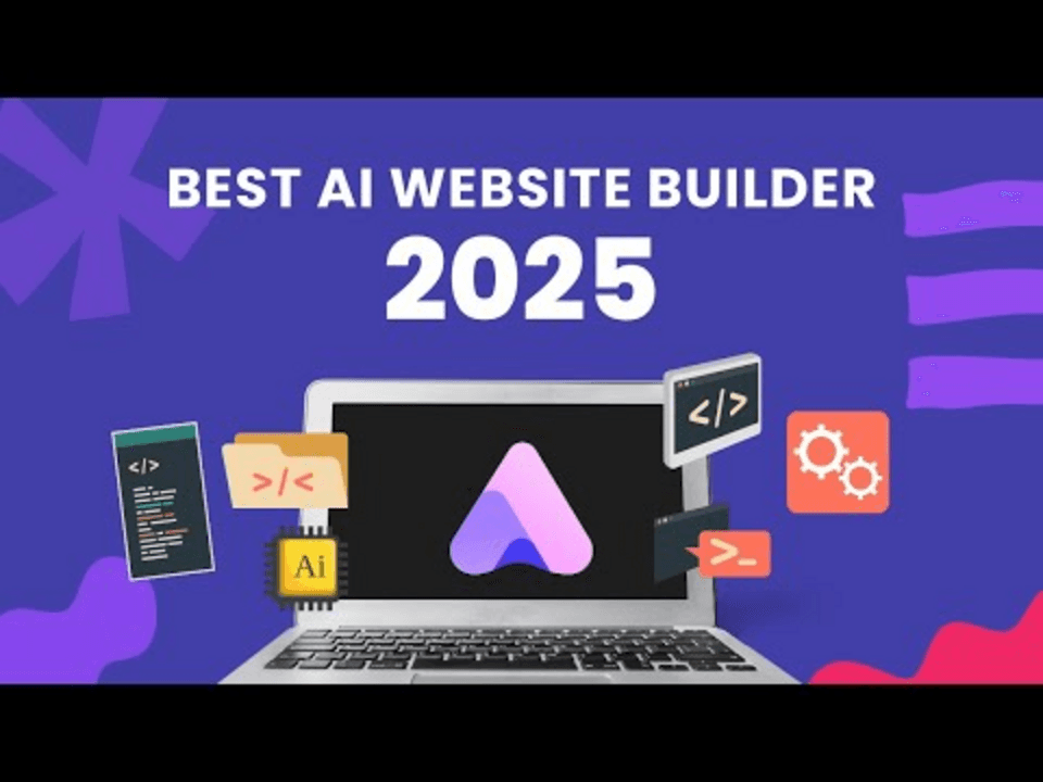Canva AI Website Builder interface showing AI-powered design tools and templates