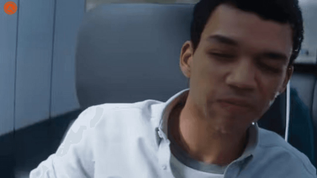 Character AI platform interface showing conversation with AI character