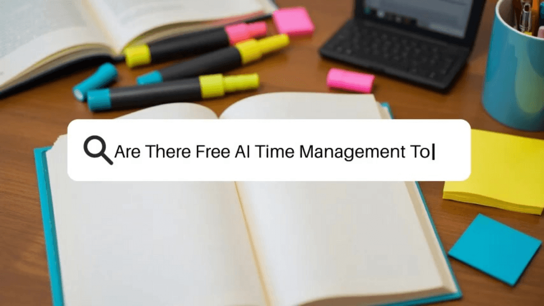 Modern AI time management tools interface showing calendar, tasks, and productivity metrics