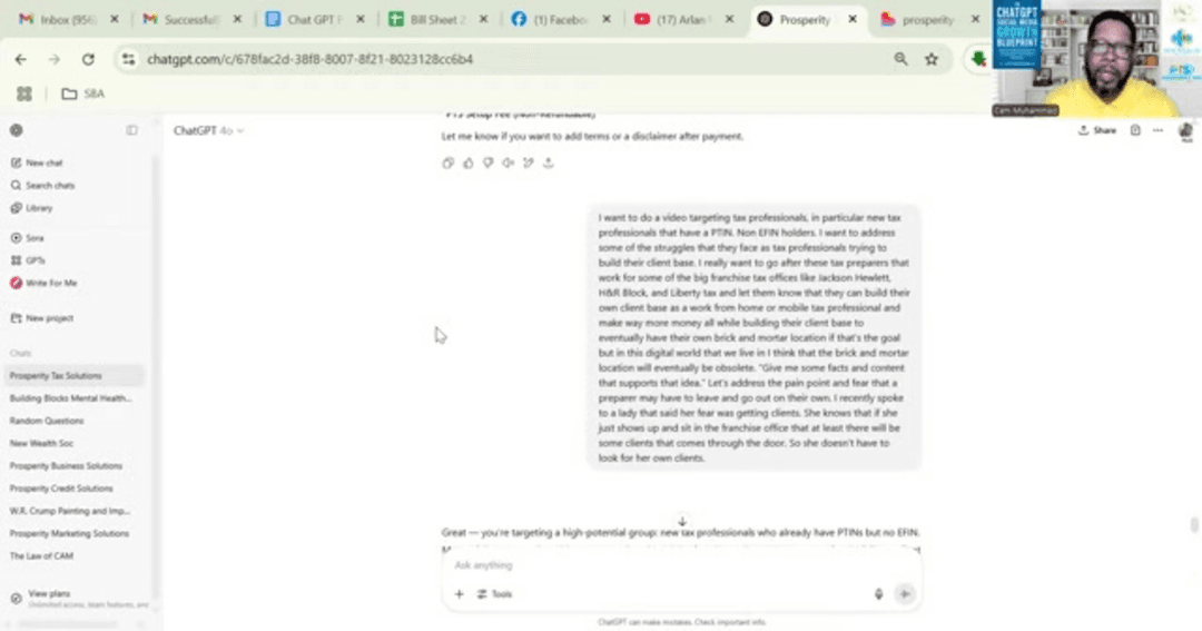 AI social media marketing tools ChatGPT and Lovable working together for business growth
