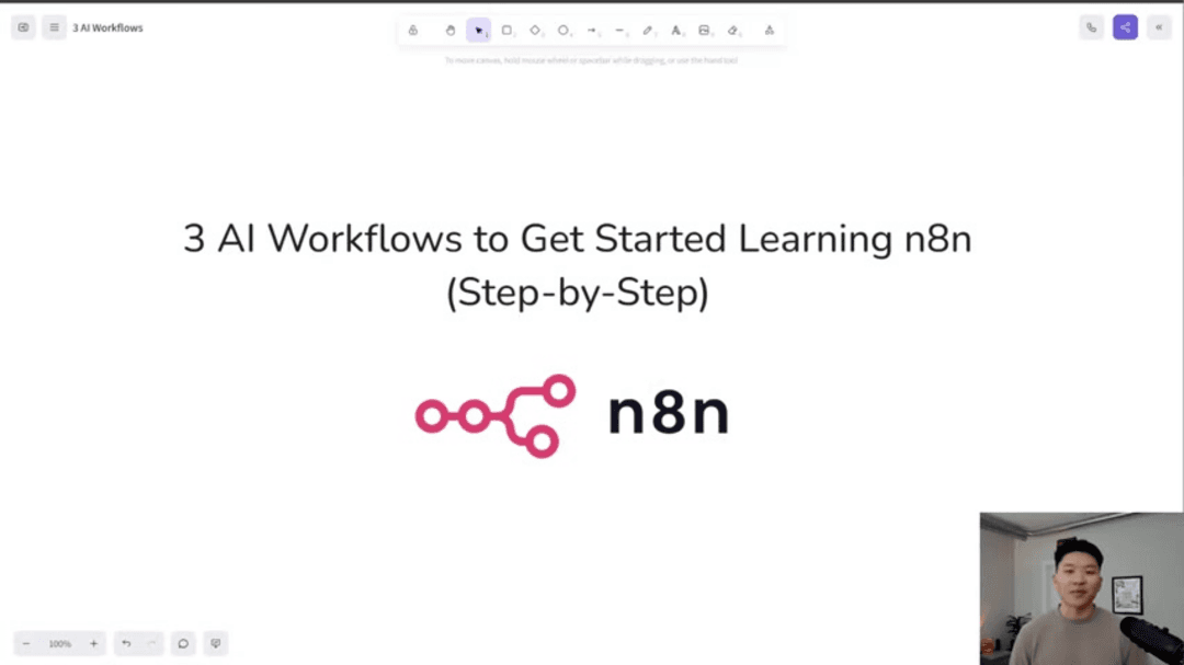 n8n AI workflow automation platform interface showing connected nodes and automation flows