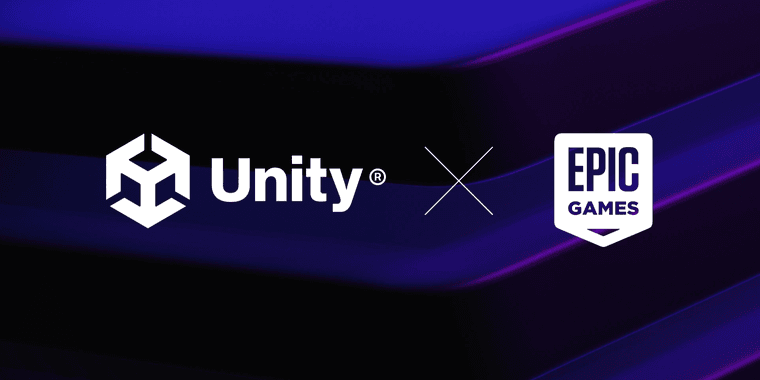 Unity and Epic Games partnership announcement bringing Unity games to Fortnite ecosystem