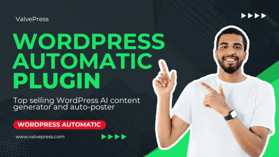 WordPress Automatic Plugin dashboard showing automated content generation interface