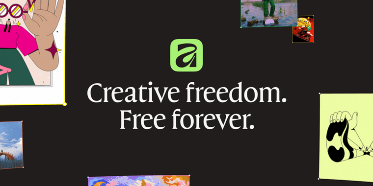 Affinity design platform interface showing unified workspace for photo editing, vector illustration, and layout design