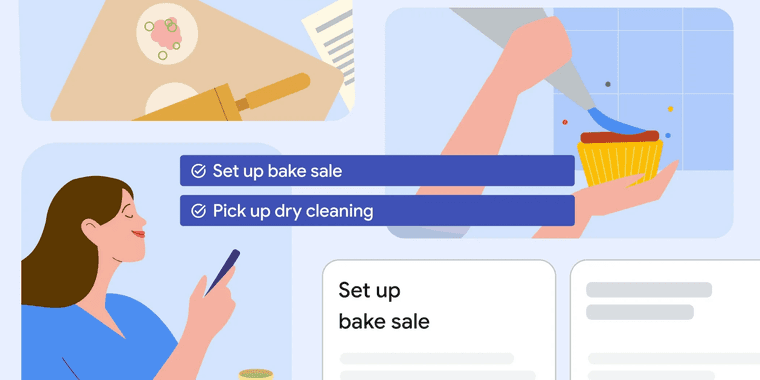 Google Keep and Google Tasks integration showing reminder migration process