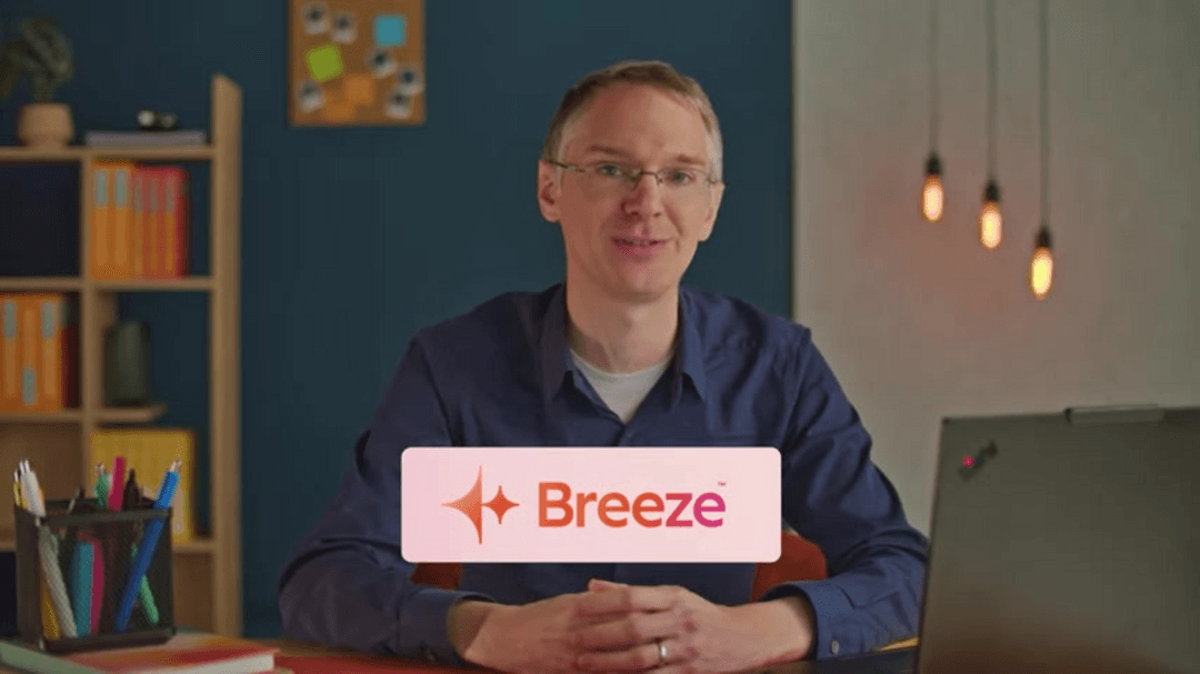 HubSpot Breeze AI dashboard showing AI-powered CRM features and tools