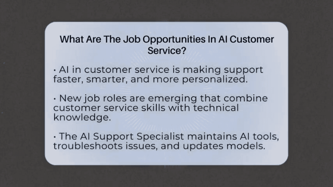 AI-powered customer service interface showing chatbot interaction and data analytics dashboard