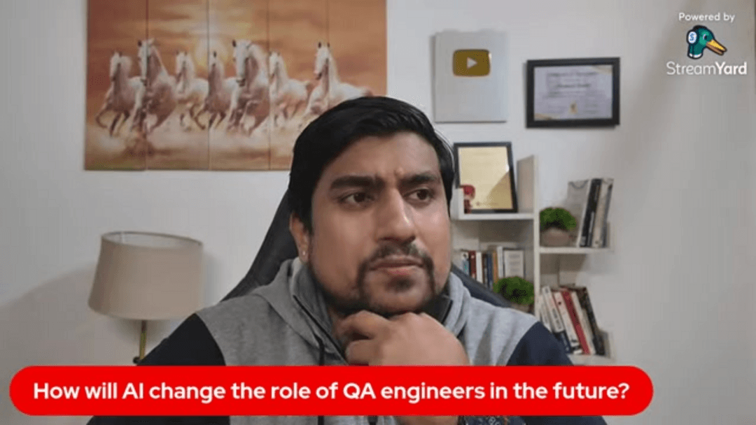 AI-powered software testing workflow showing automation tools and quality assurance processes