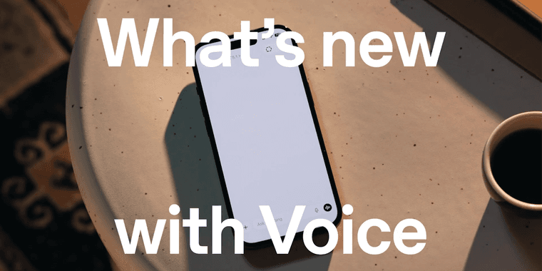 ChatGPT voice chat integration interface showing real-time conversation