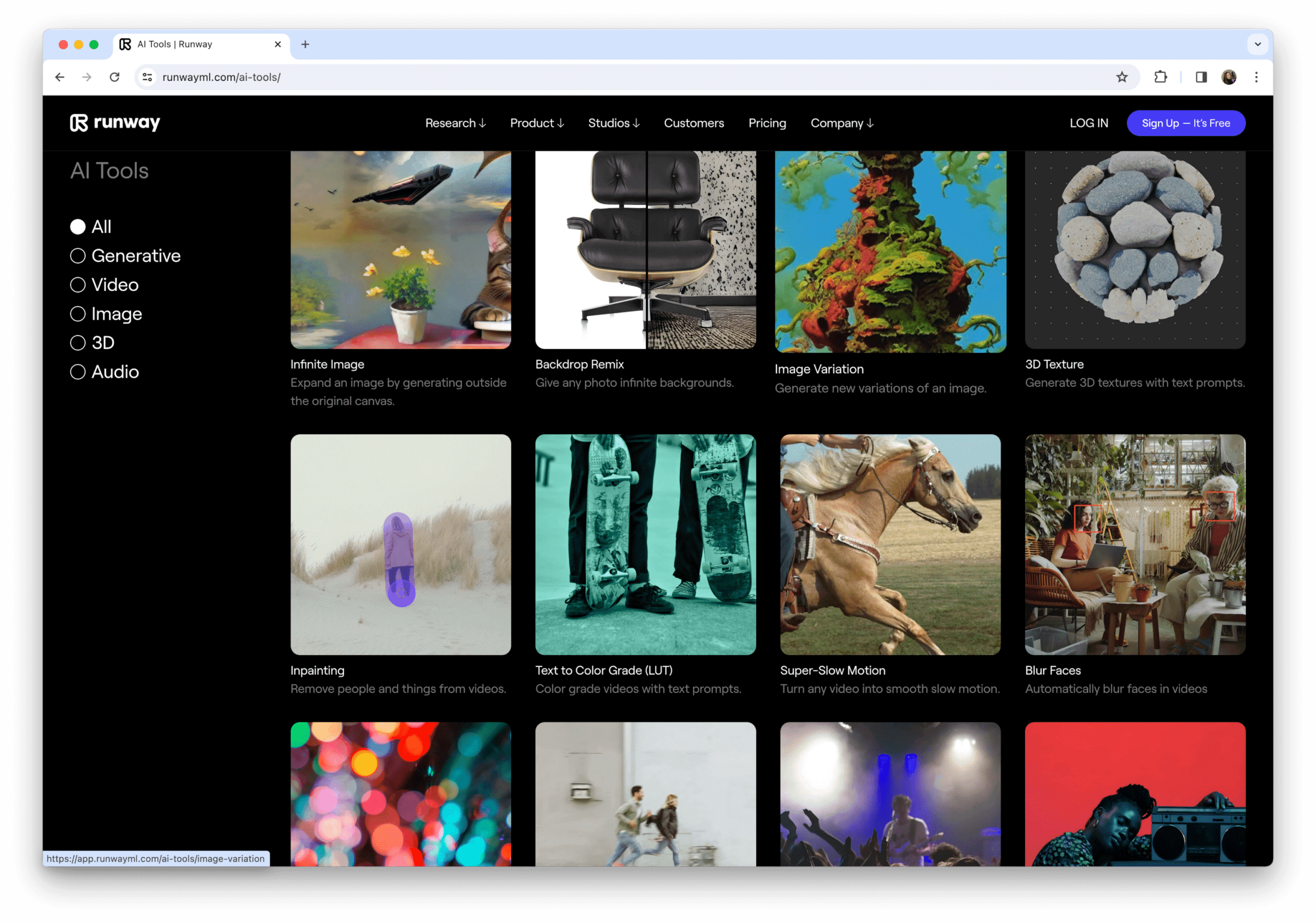 Kling AI video generation interface showing advanced features and tools