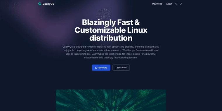 CachyOS desktop interface showing the new installer with accessibility options highlighted.