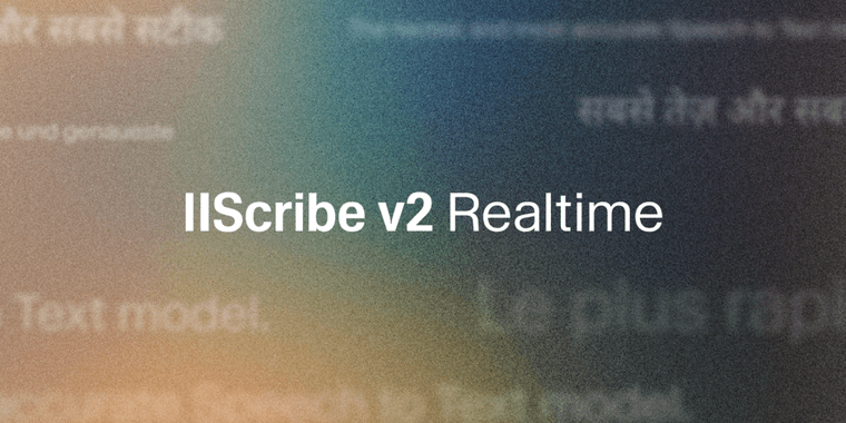 ElevenLabs Scribe v2 Realtime speech-to-text interface showing real-time transcription