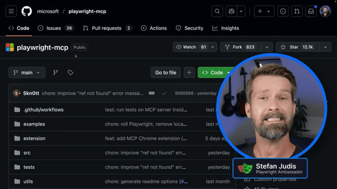 AI-powered Playwright testing automation with visual representation of test generation