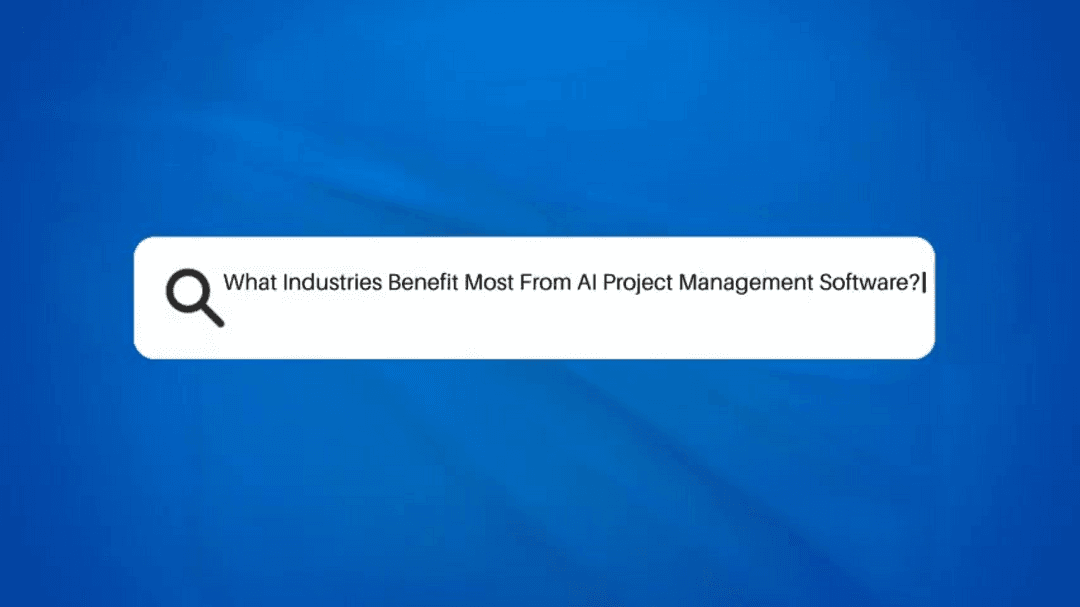 AI project management software dashboard showing analytics and task automation features