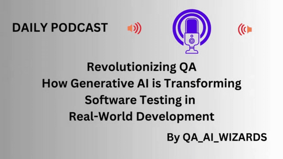 Generative AI transforming software testing and quality assurance processes