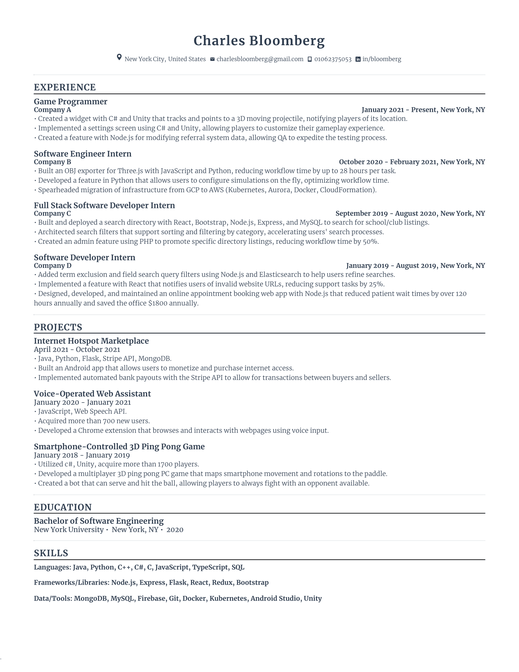 Modern AI resume builder interface showing professional templates and editing tools