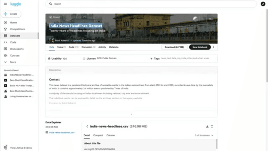 Zero-shot text classification workflow diagram showing how AI models categorize text without training data