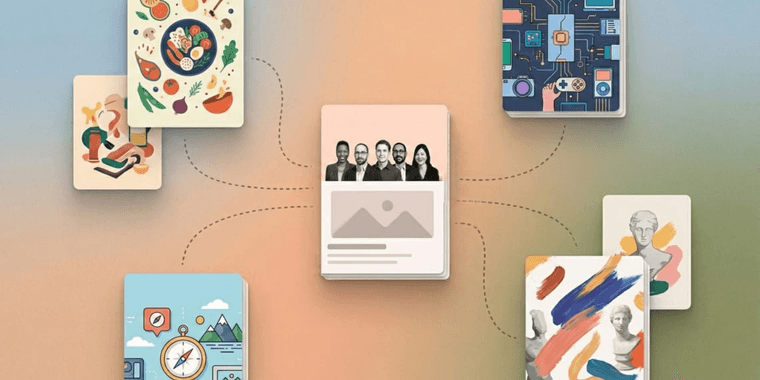 Ghost Explore discovery engine interface showing publisher listings and metrics