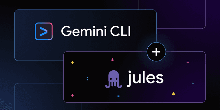Google Jules extension for Gemini CLI showing autonomous coding assistant interface in terminal