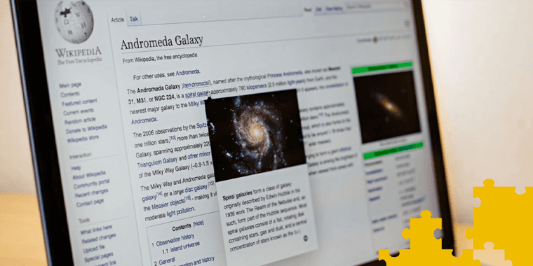 Wikimedia Foundation building with AI and Wikipedia logos showing content access dispute