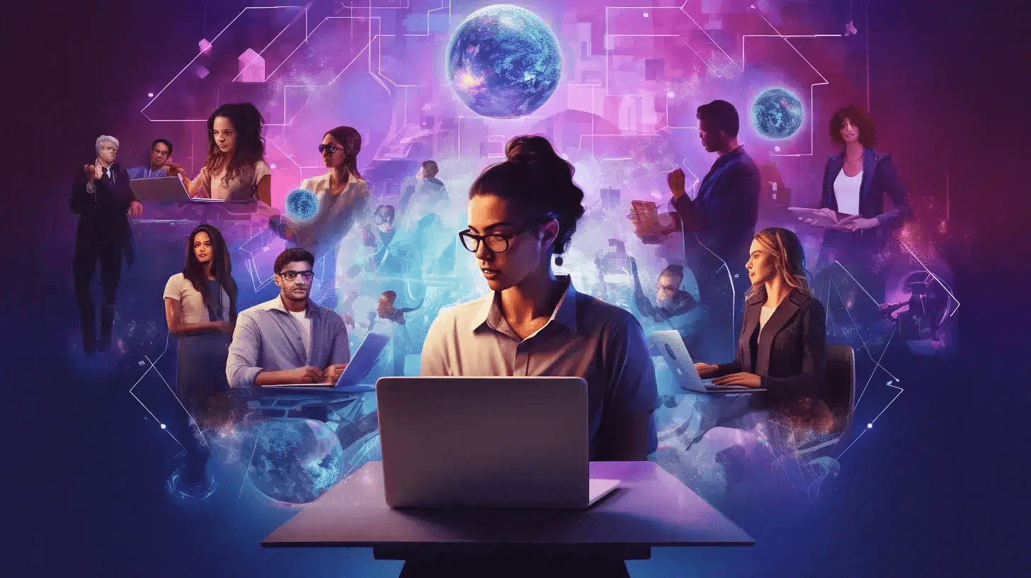 Zoho WorkDrive interface showing file organization and collaboration features