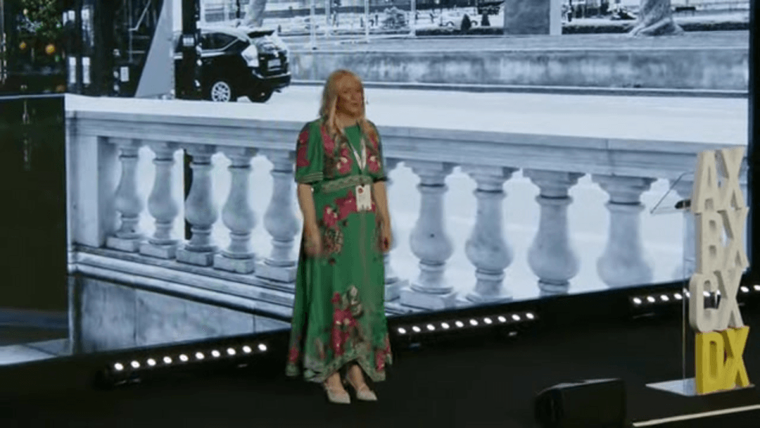 AI knowledge management transformation showing digital interface with data visualization