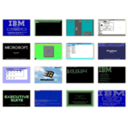 Logo of PCjs, a retro computer emulator platform